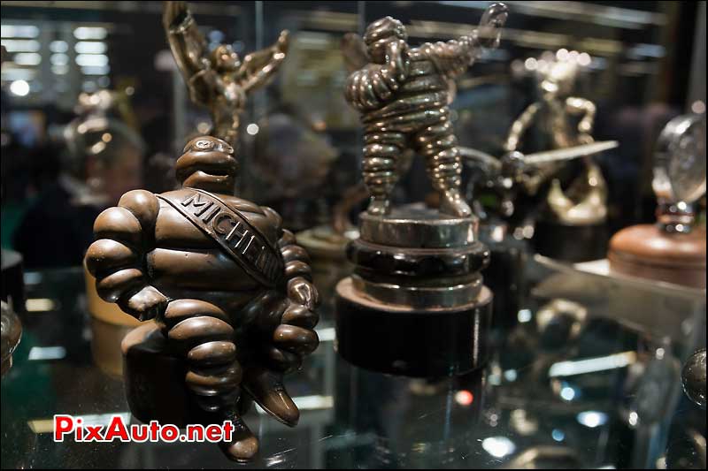 Mascottes bibendum salon retromobile