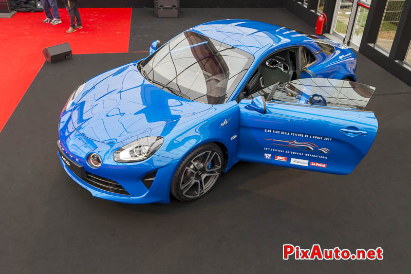 33e Festival-Automobile-International, Alpine A110 voiture de l'année 2017